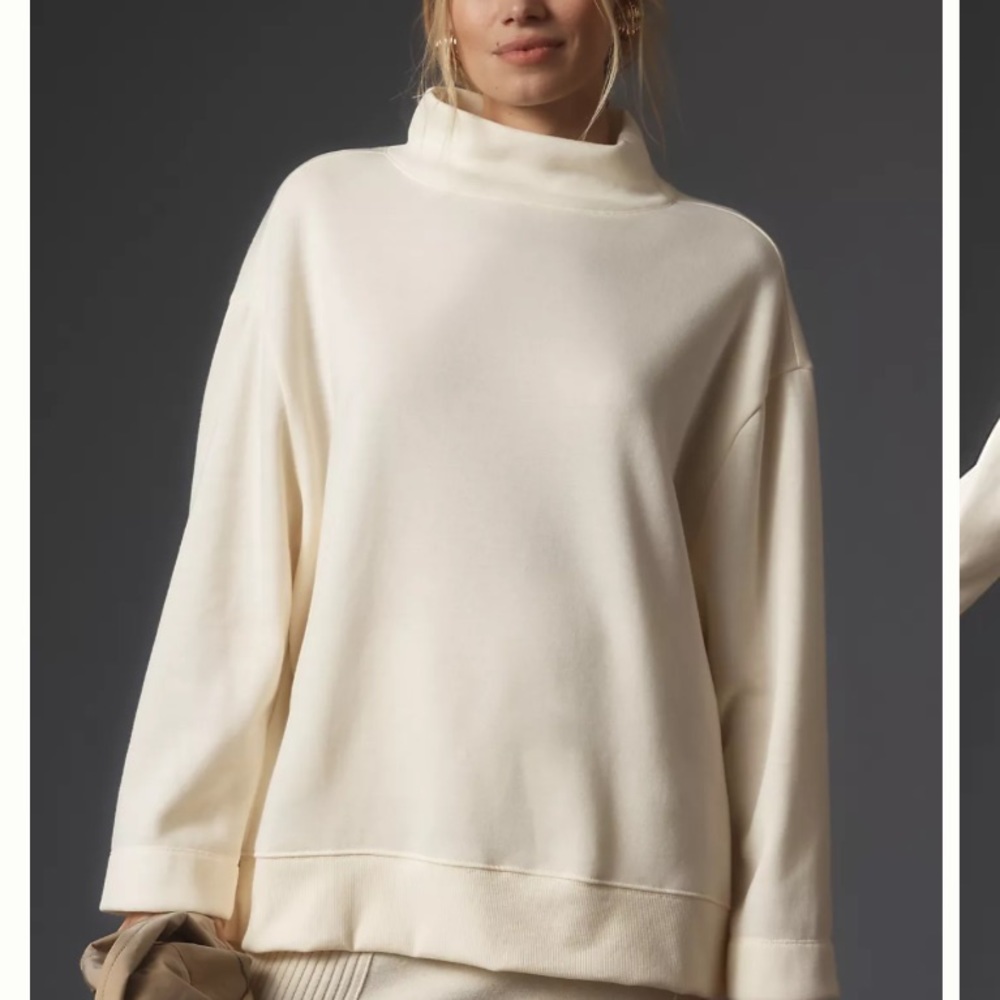 ANTHRO FUNNEL NECK SWEATER